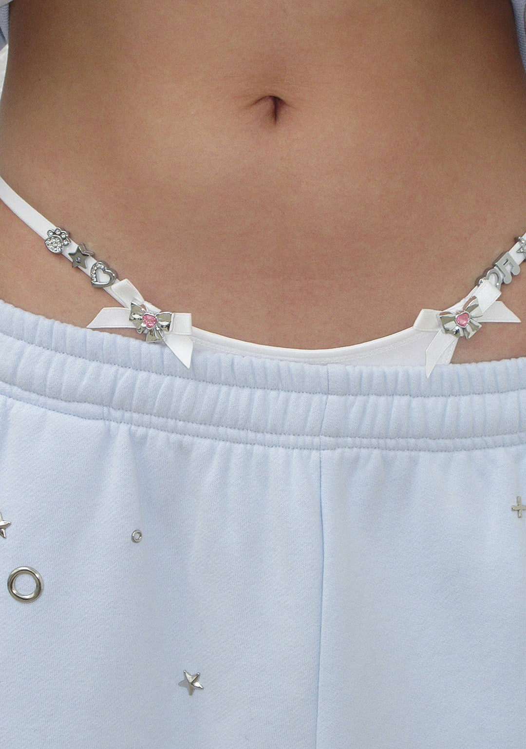 GLITCH CHARM G-STRING WHITE