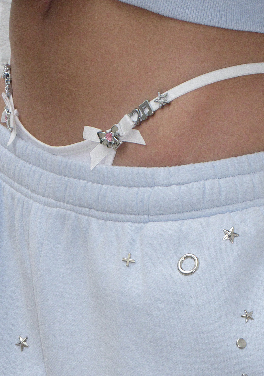 GLITCH CHARM G-STRING WHITE