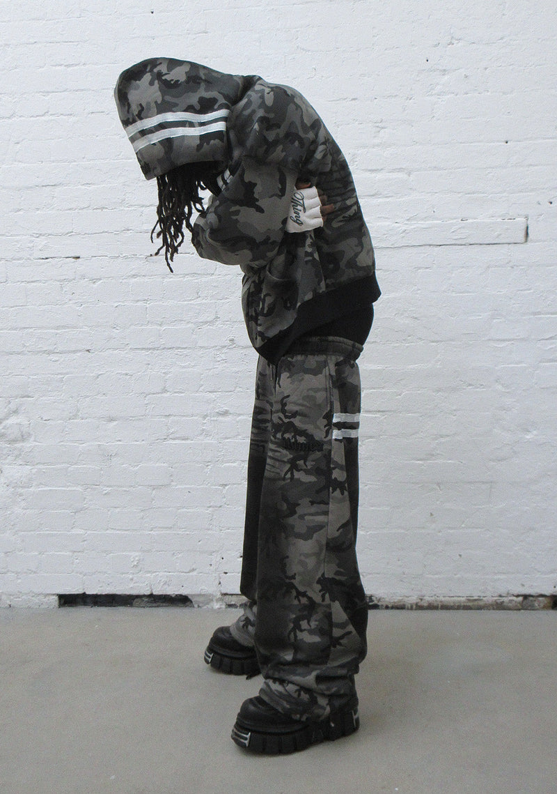 GRIME ZIP HOODIE GREY CAMO