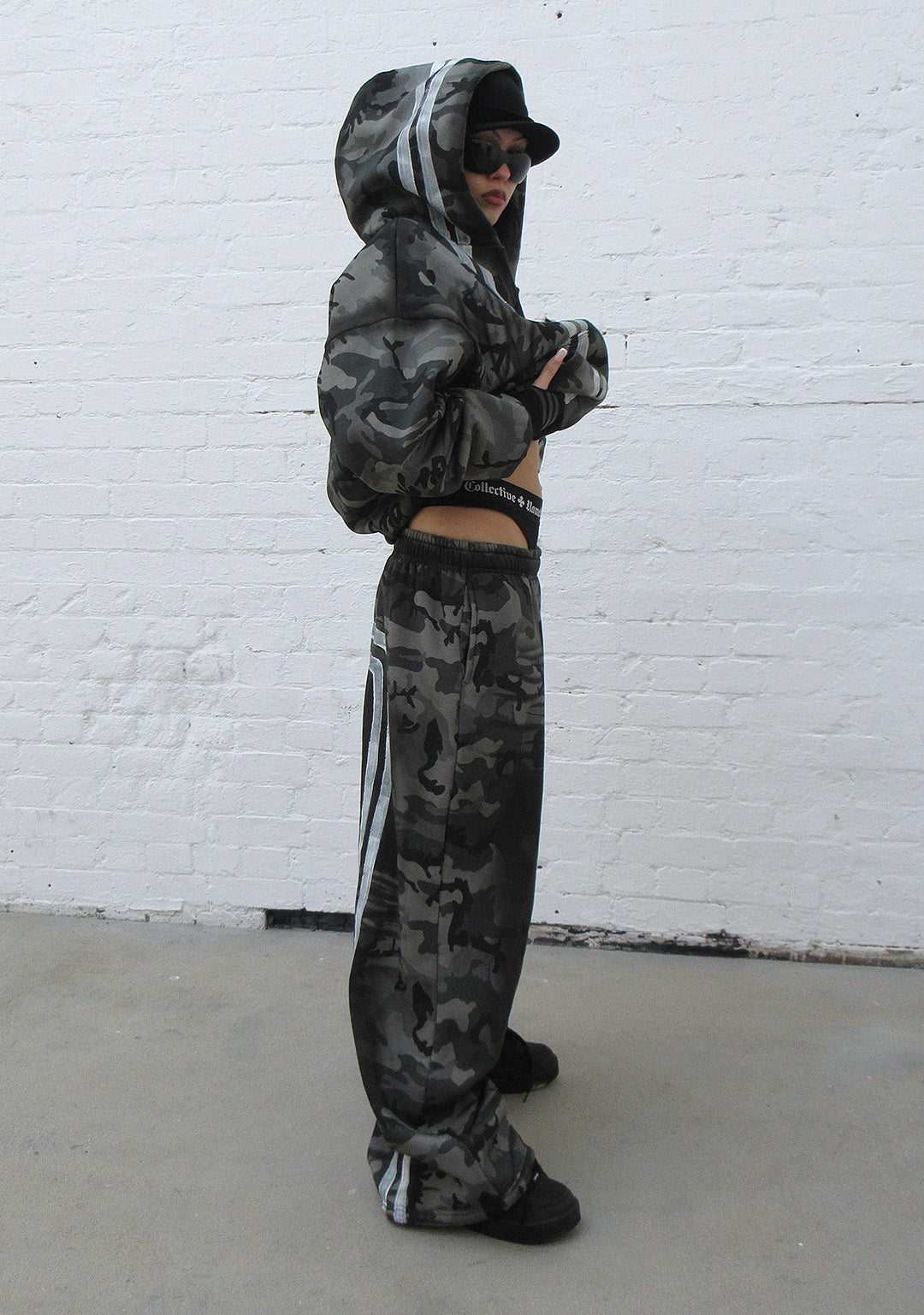 GRIME ZIP HOODIE GREY CAMO