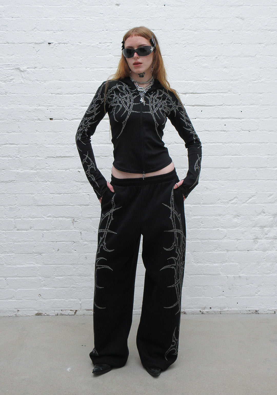 Haunt Studded Oversized Sweatpants Black – NAMED COLLECTIVE® Haunt Studded Oversized Sweatpants Black – NAMED COLLECTIVE®
