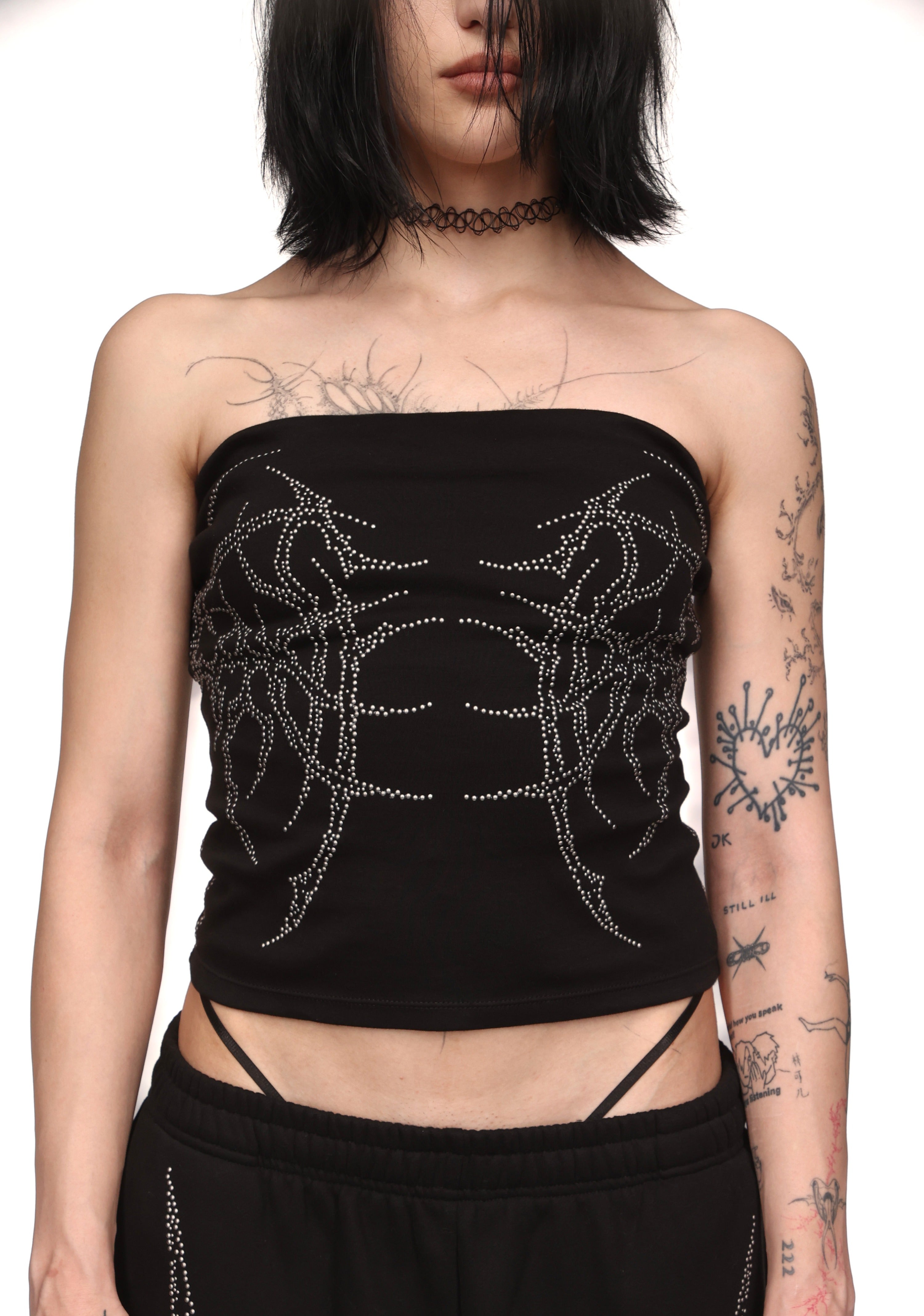 namedcollective チューブトップ Haunt Studded Tube Top Black – NAMED COLLECTIVE®