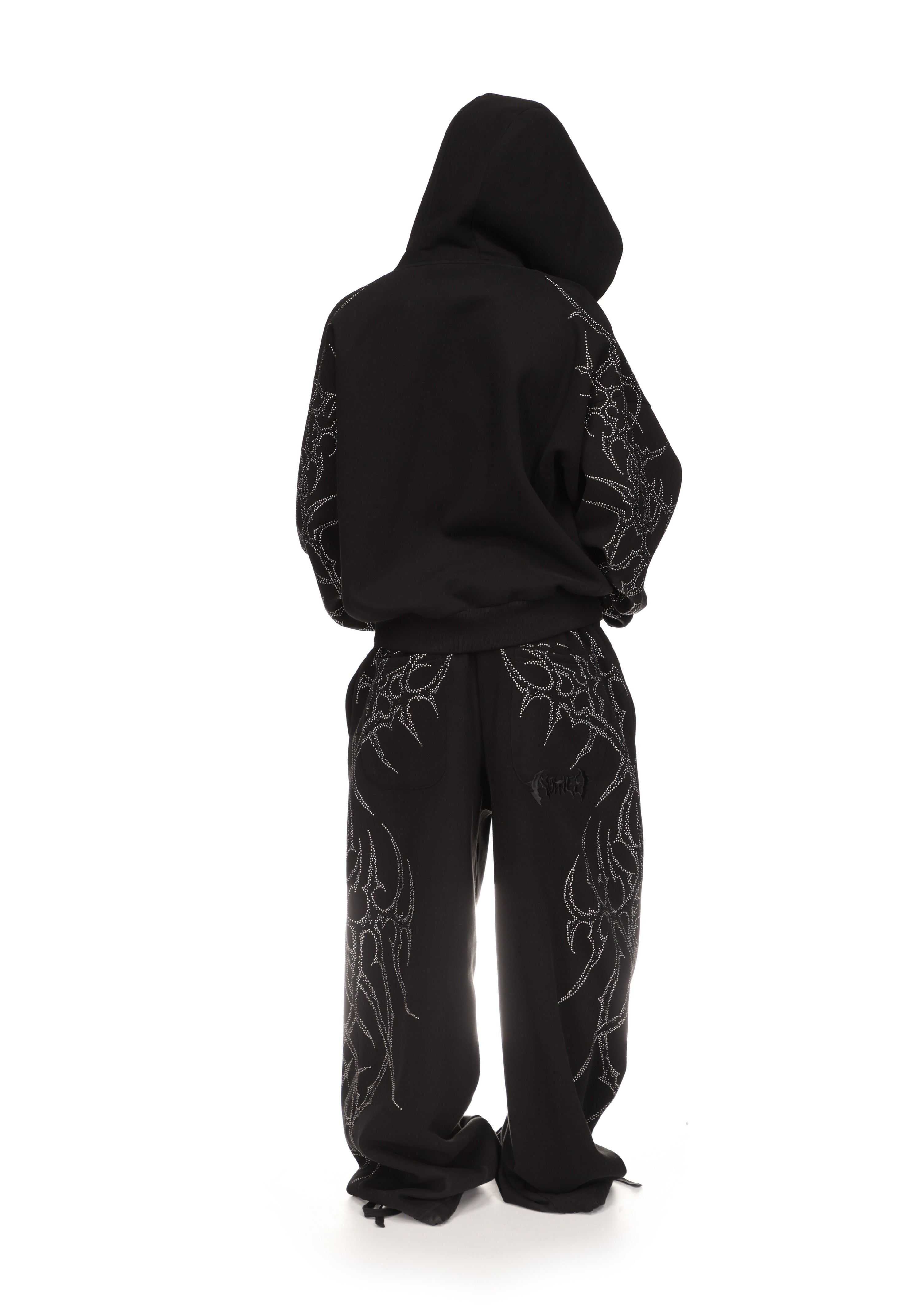 Haunt Studded Zip Hoodie Black – NAMED COLLECTIVE®