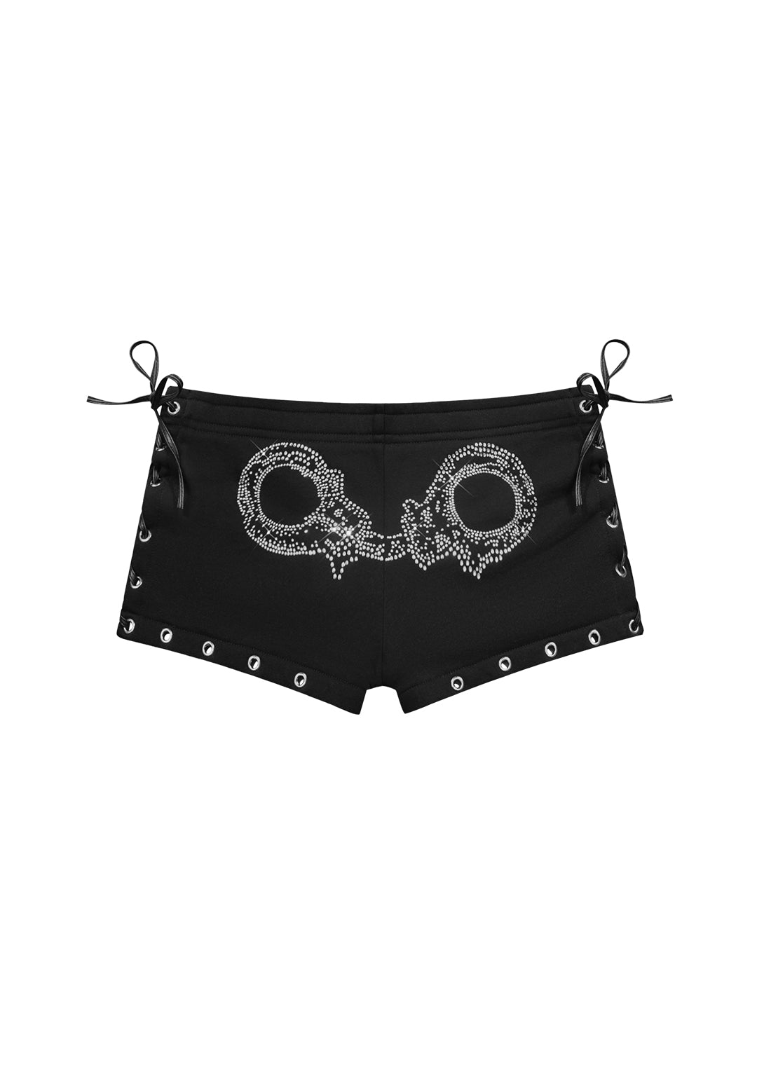 Heist Rhinestone Cuff Micro Hotpant Shorts Black – NAMED COLLECTIVE®