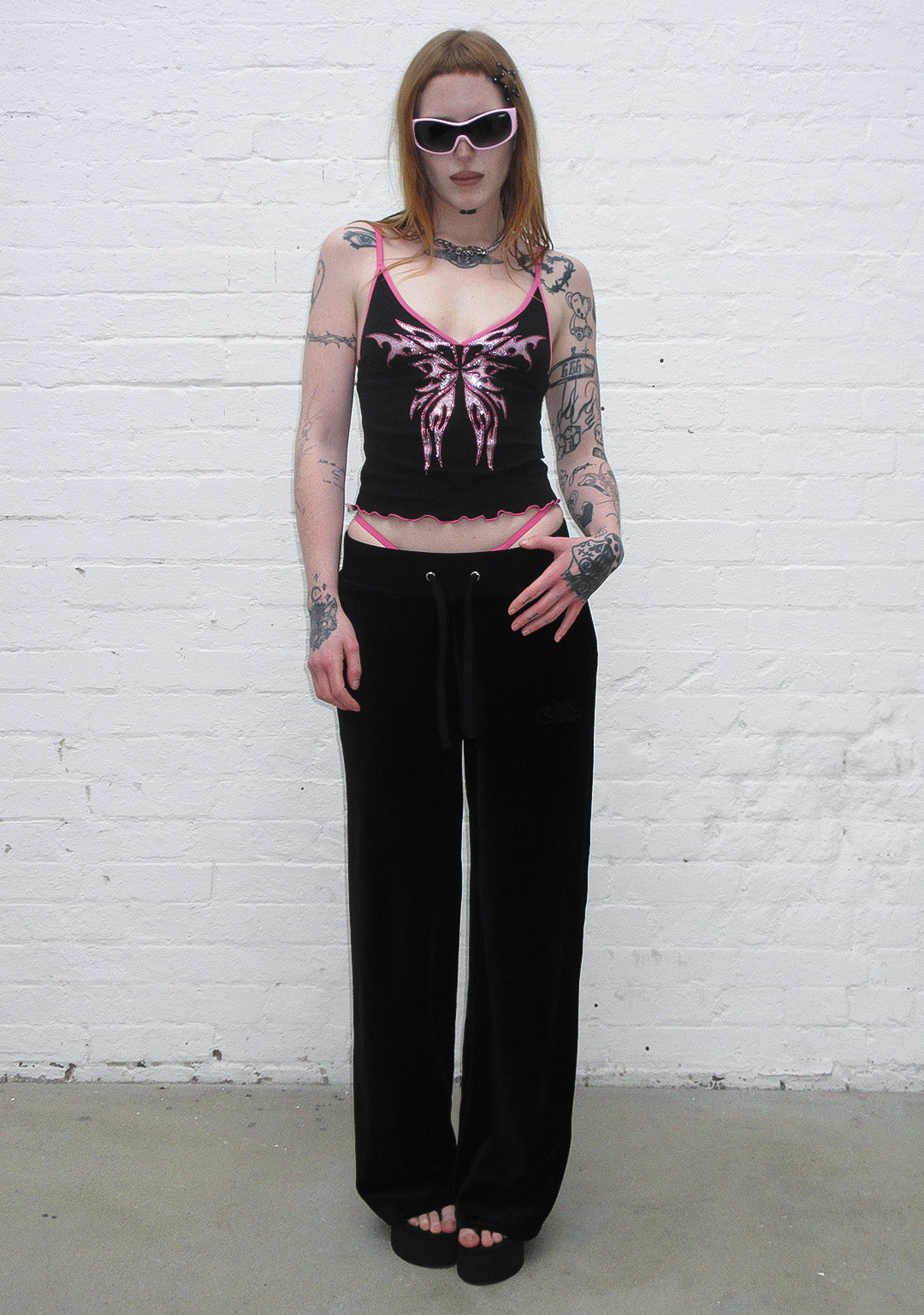 Idol Rhinestone Fitted Cami Top Black – NAMED COLLECTIVE®