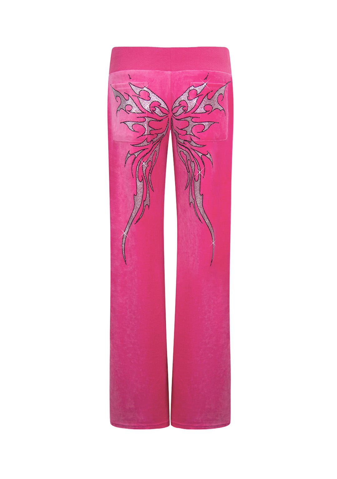 Idol Rhinestone Velour Sweatpants Hot Pink – NAMED COLLECTIVE®