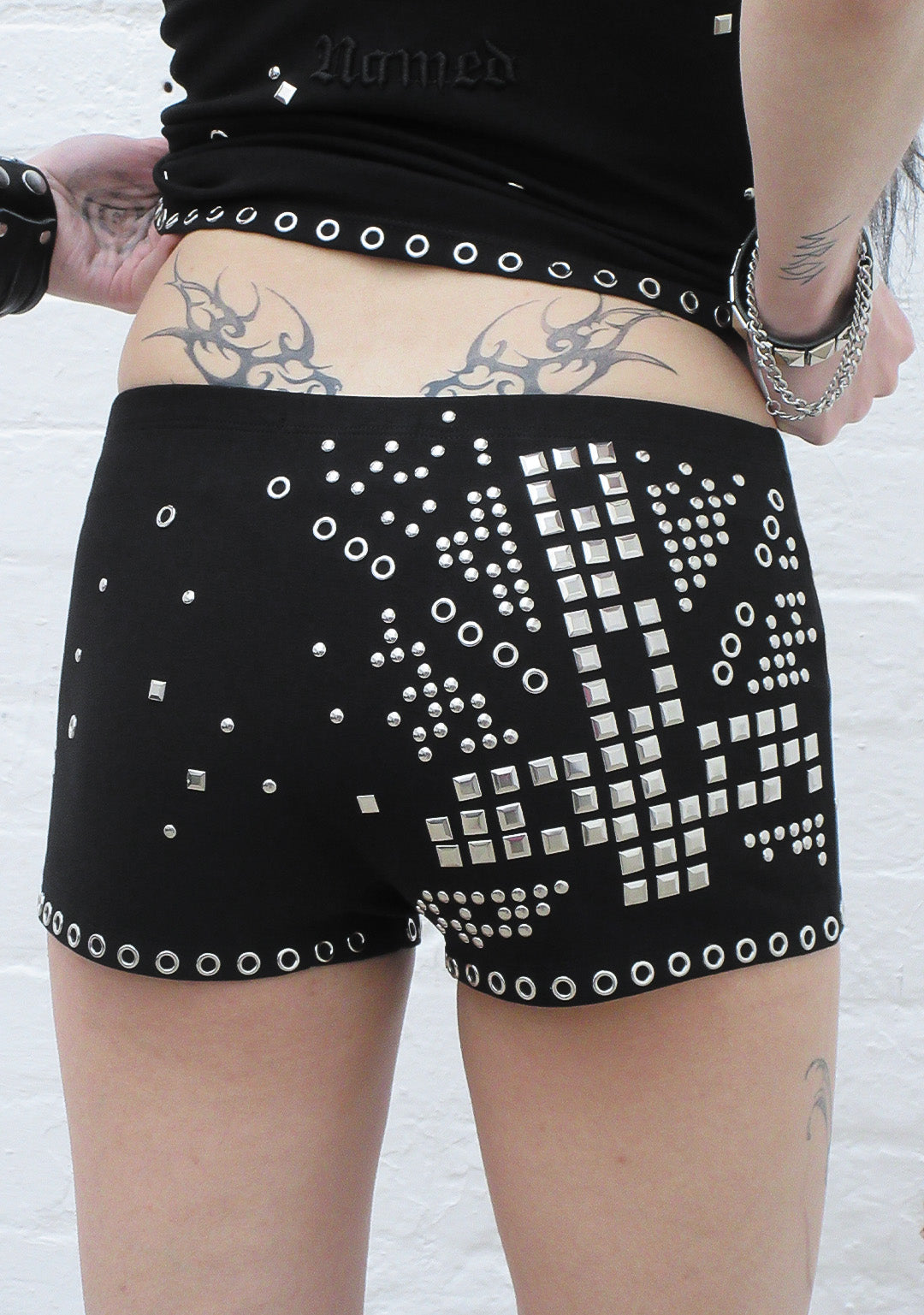 Knight Studded Micro Hotpant Shorts Black – NAMED COLLECTIVE®