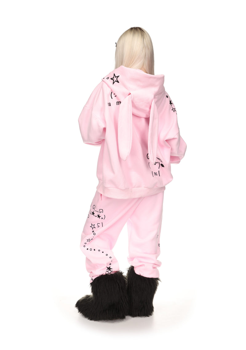 MALFUNCTION SWEATPANTS BABY PINK