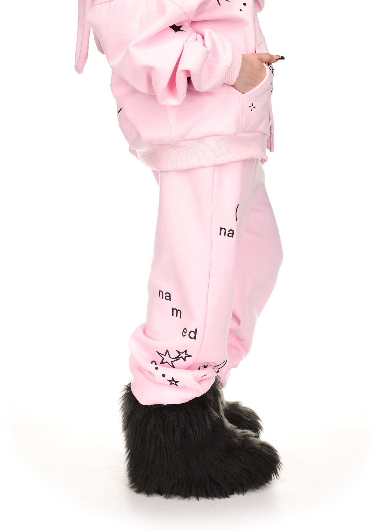 MALFUNCTION SWEATPANTS BABY PINK