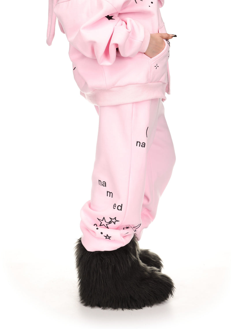 MALFUNCTION SWEATPANTS BABY PINK