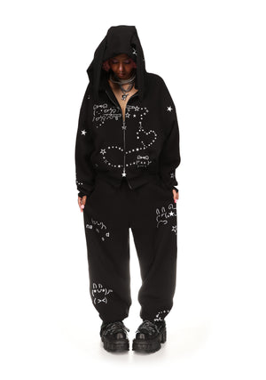MALFUNCTION SWEATPANTS BLACK