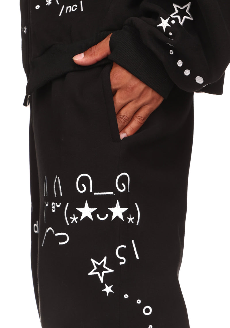 MALFUNCTION SWEATPANTS BLACK
