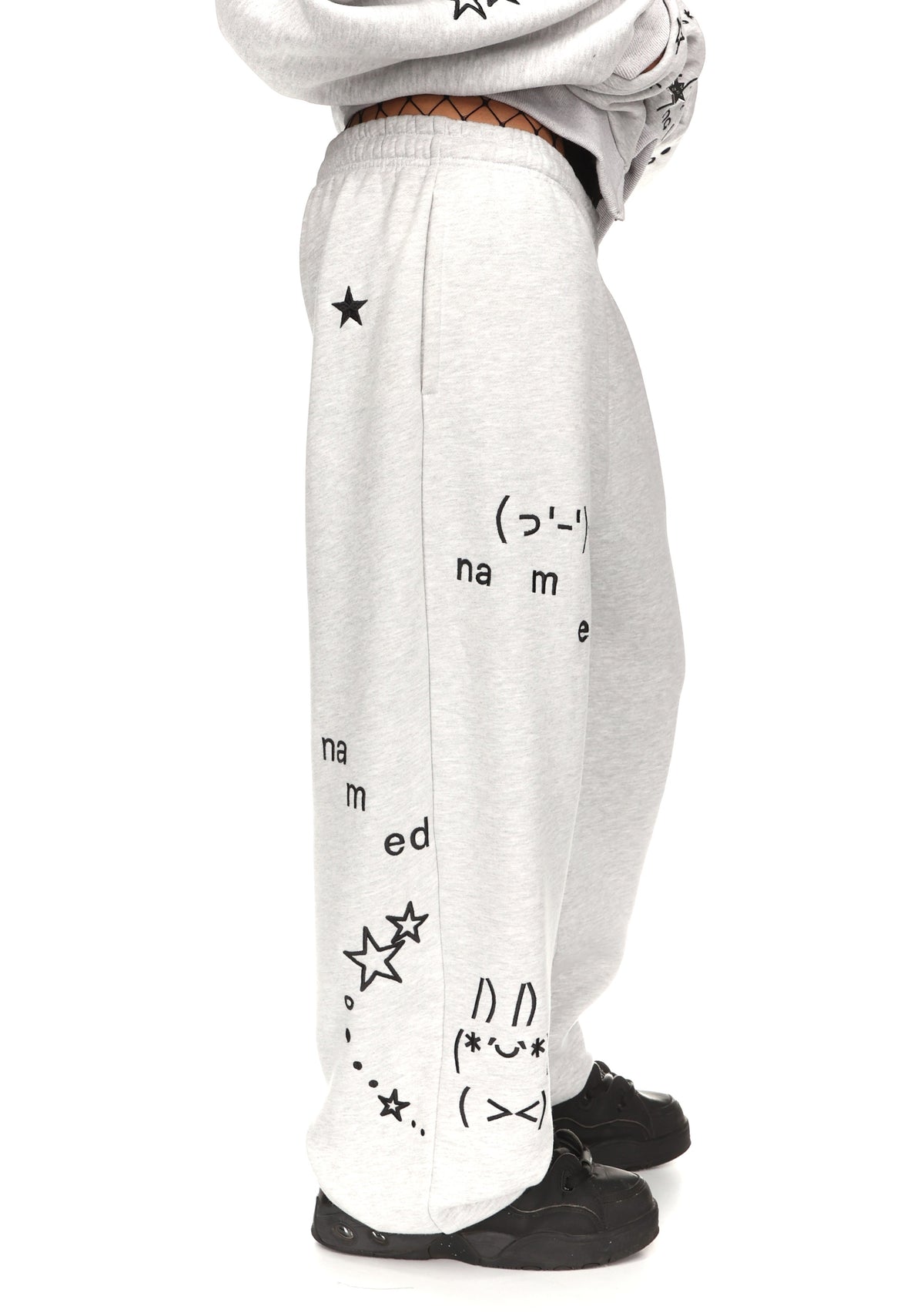 MALFUNCTION SWEATPANTS GREY MARL