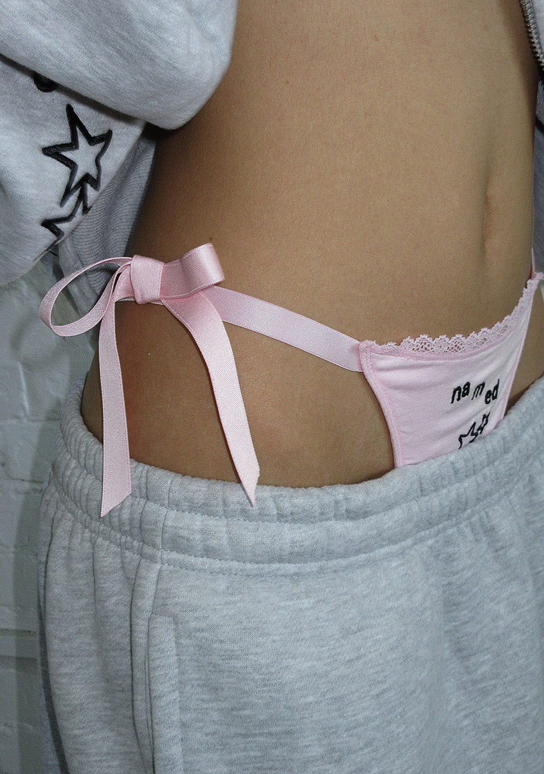 MALFUNCTION THONG BABY PINK AND WHITE (3 PACK)