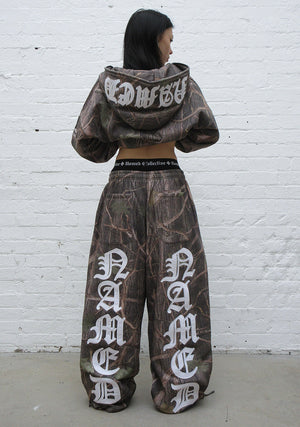 MISSION OVERSIZED SWEATPANTS TREE CAMO