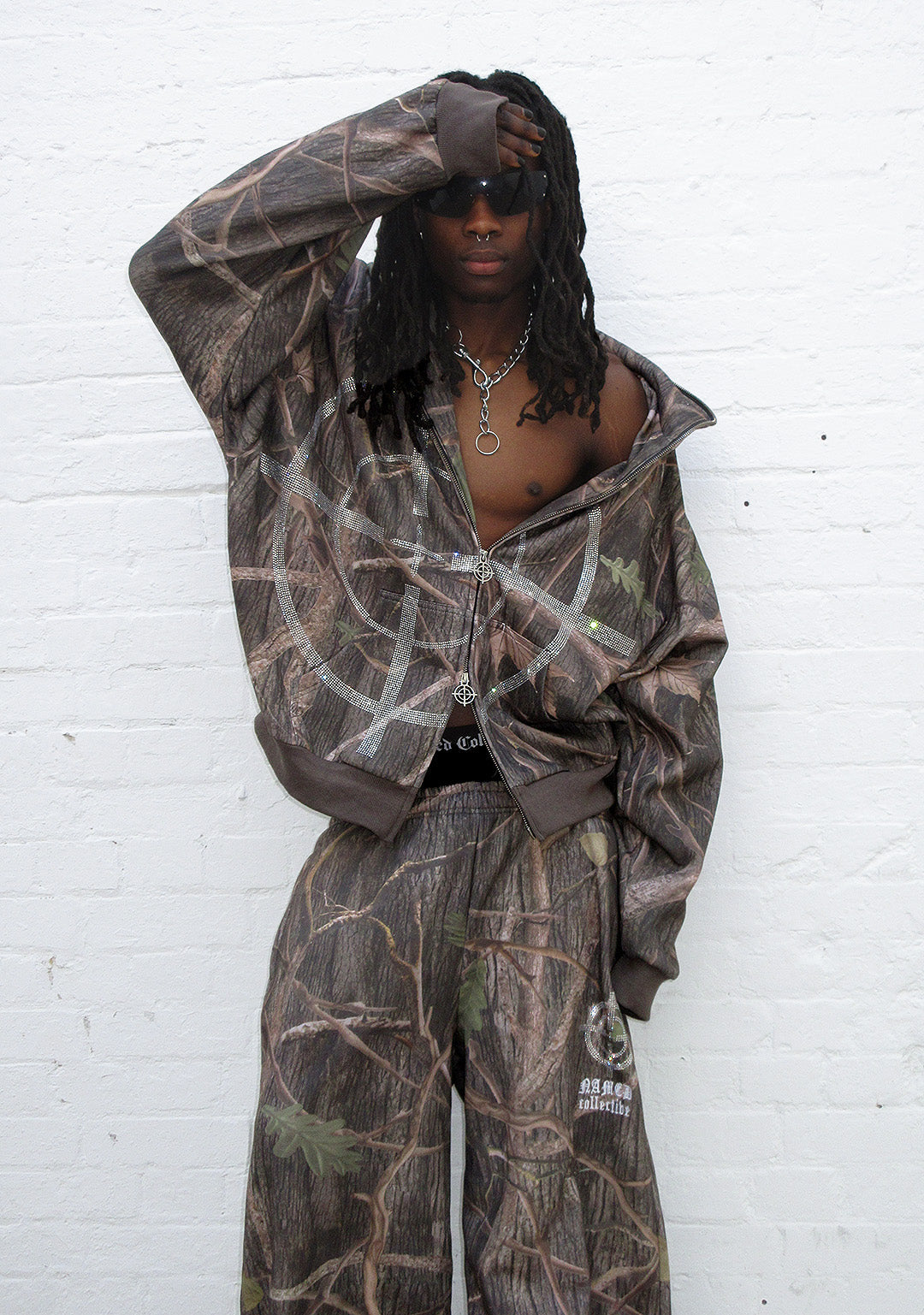 Mission Rhinestone Zip Hoodie Tree Camo – NAMED COLLECTIVE®