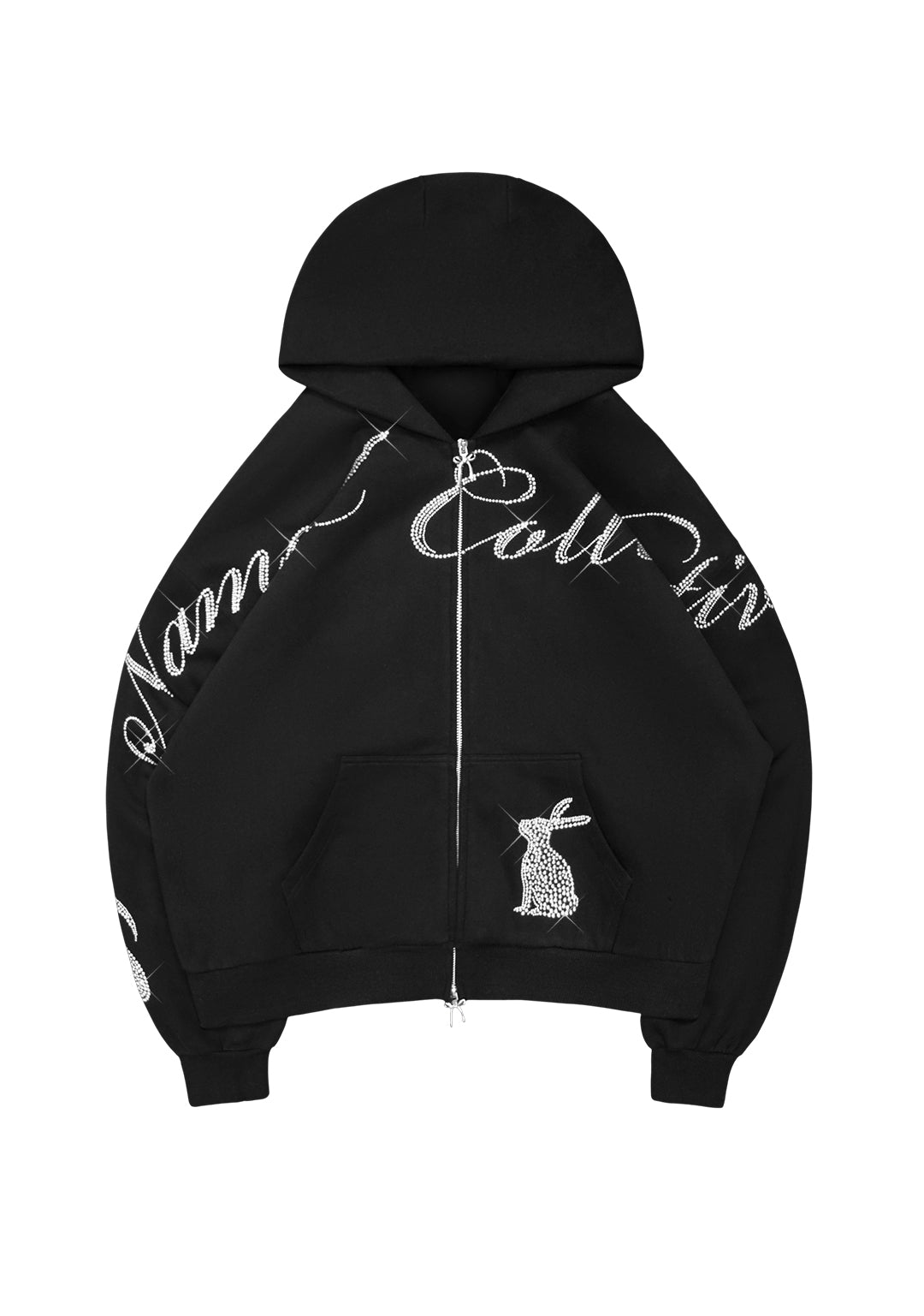 Muse Studded Zip Hoodie Black – NAMED COLLECTIVE®