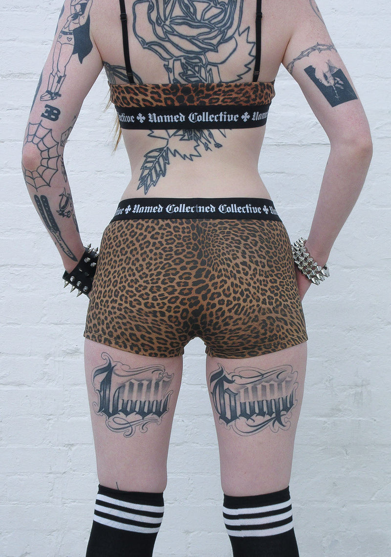 NAMED CLASSICS LOGO BOXERS LEOPARD