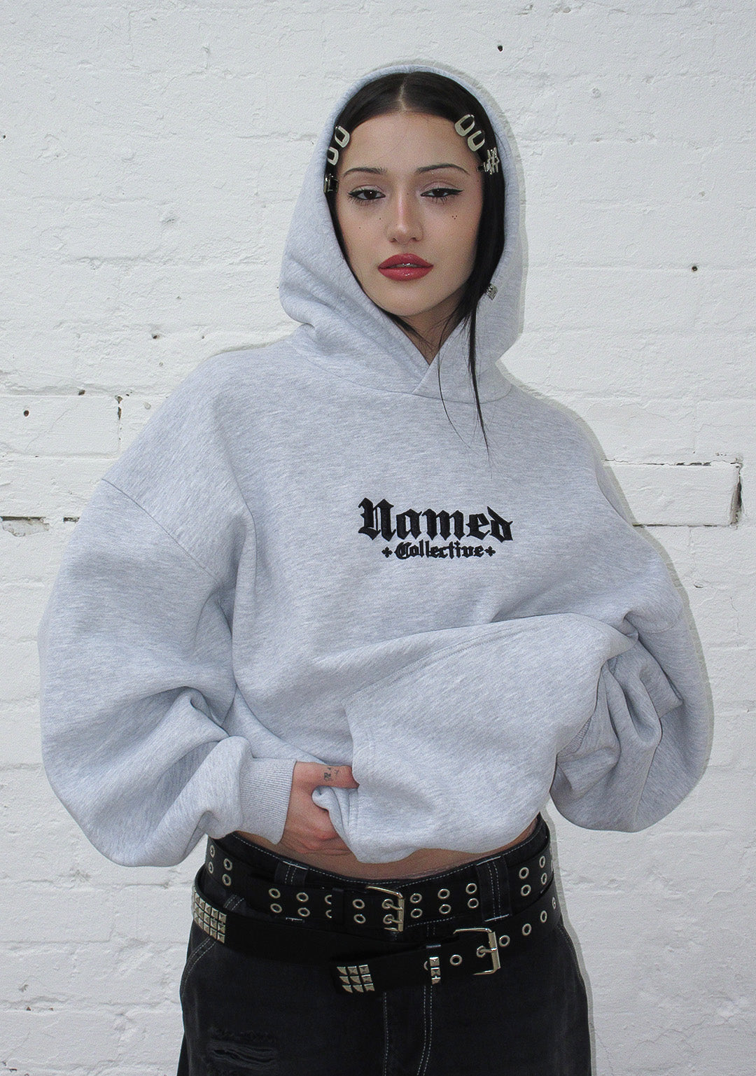 Named Classics Logo Pullover Hoodie Grey Marl – NAMED COLLECTIVE® Named Classics Logo Pullover Hoodie Grey Marl – NAMED COLLECTIVE®