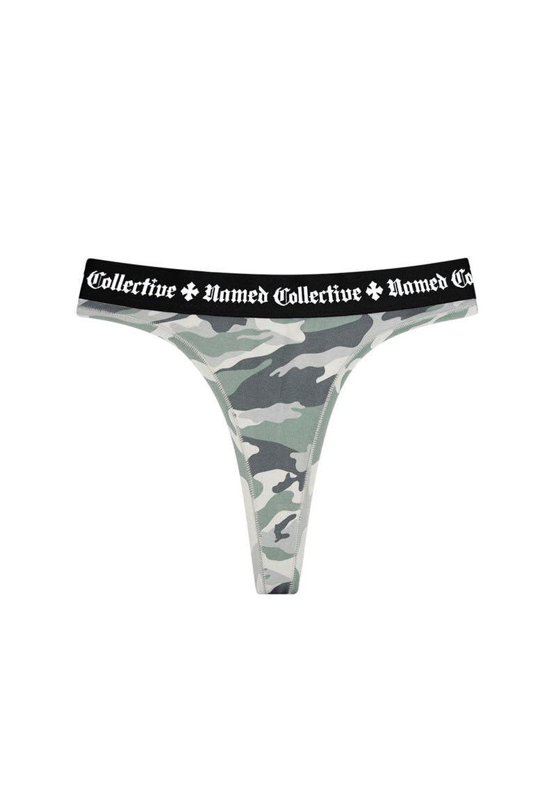 NAMED CLASSICS LOGO THONG CAMO