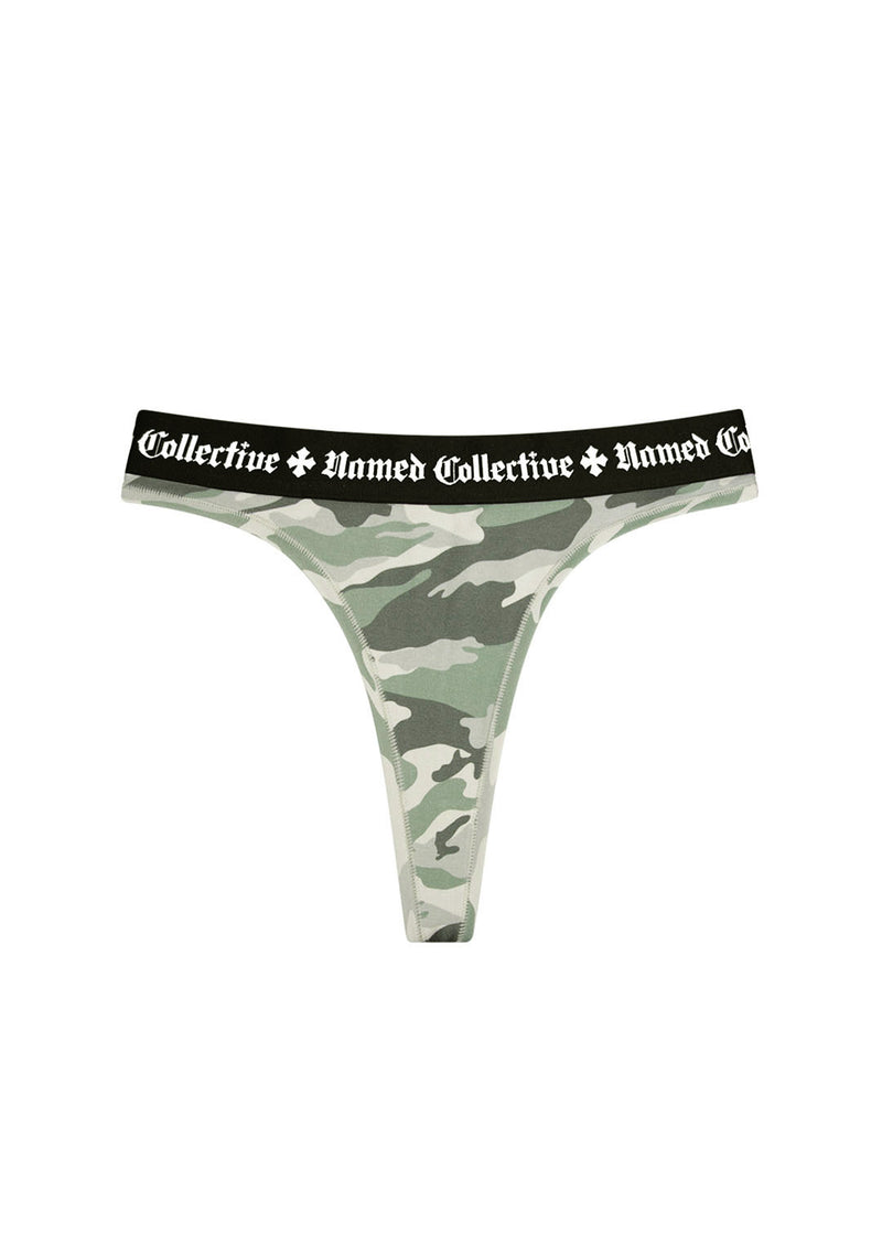 NAMED CLASSICS LOGO THONG CAMO