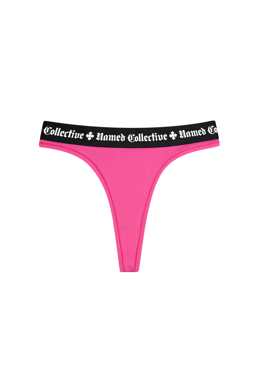 NAMED CLASSICS LOGO THONG HOT PINK