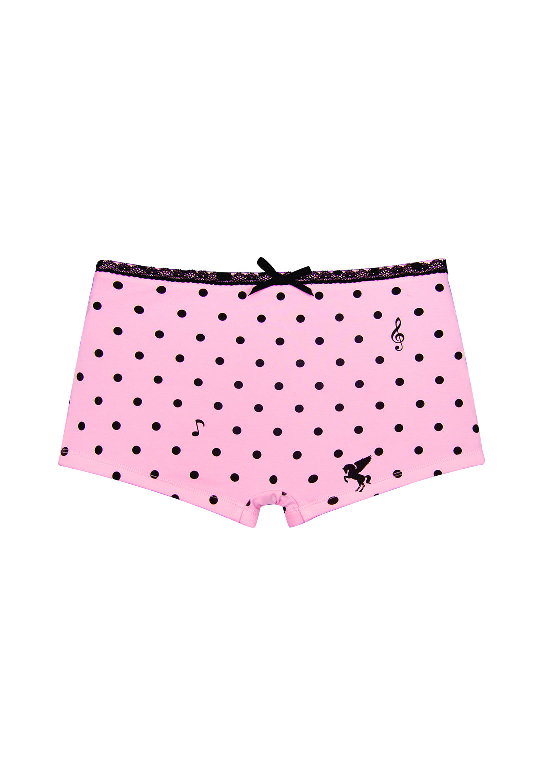 NOVA POLKA DOT MICRO HOTPANT SHORTS BABY PINK