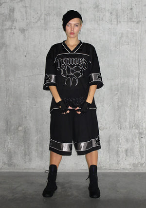 Nth ACTIVE AIRTEX MESH OVERSIZED JERSEY BLACK