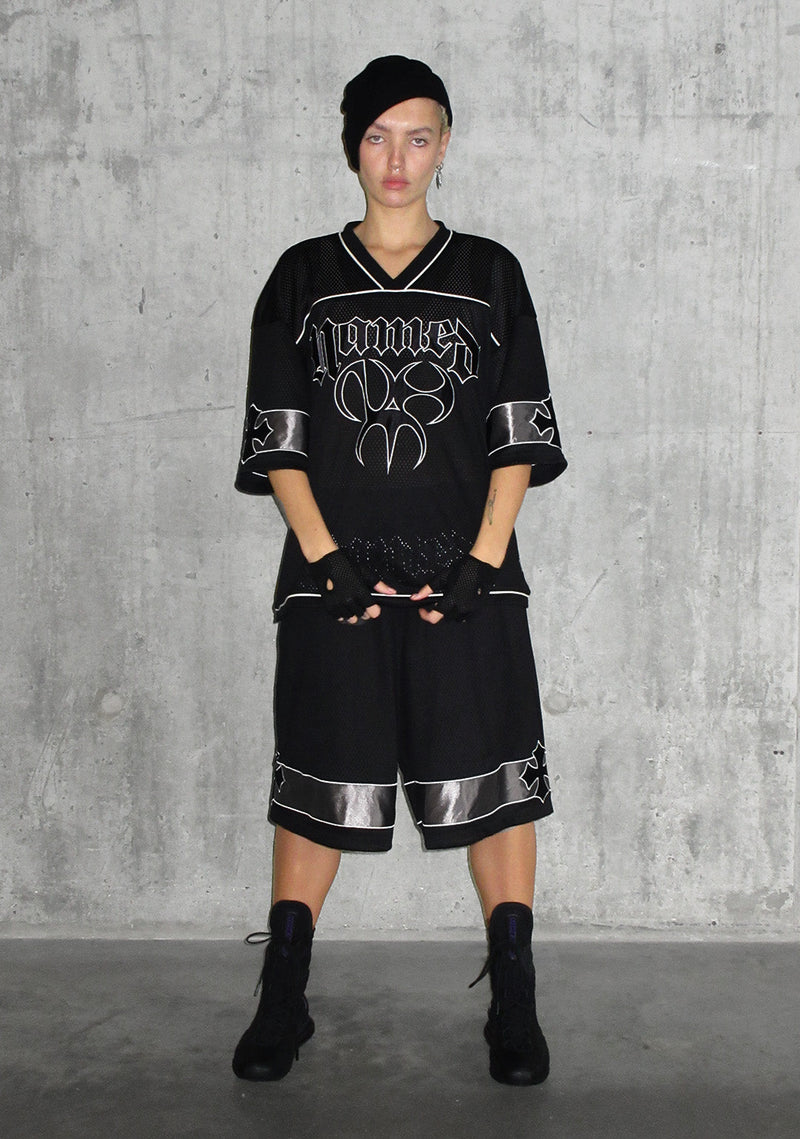 Nth ACTIVE AIRTEX MESH OVERSIZED JERSEY BLACK