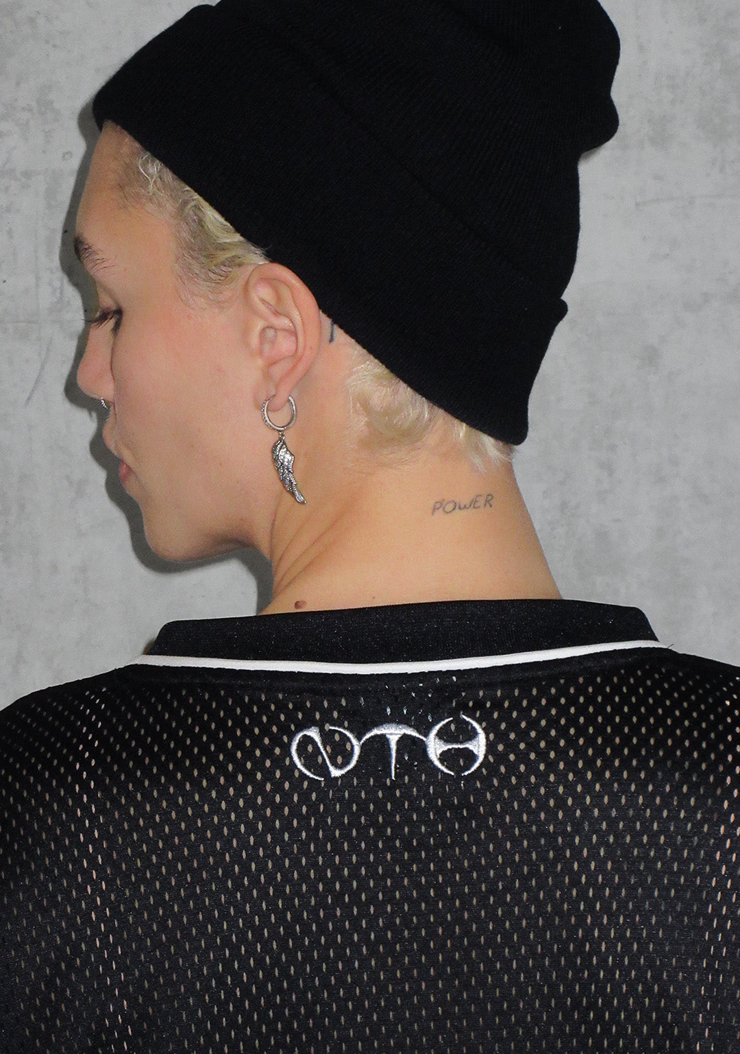 Nth ACTIVE AIRTEX MESH OVERSIZED JERSEY BLACK