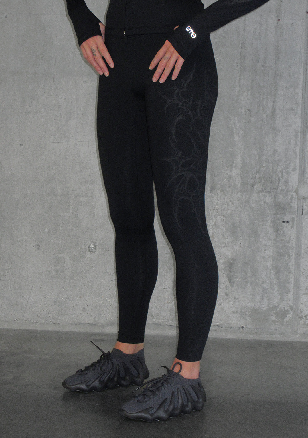 Nth ACTIVE CYBER LEGGINGS BLACK