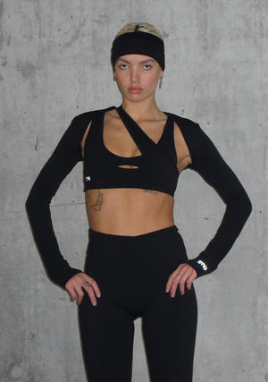 Nth ACTIVE SHRUG BLACK