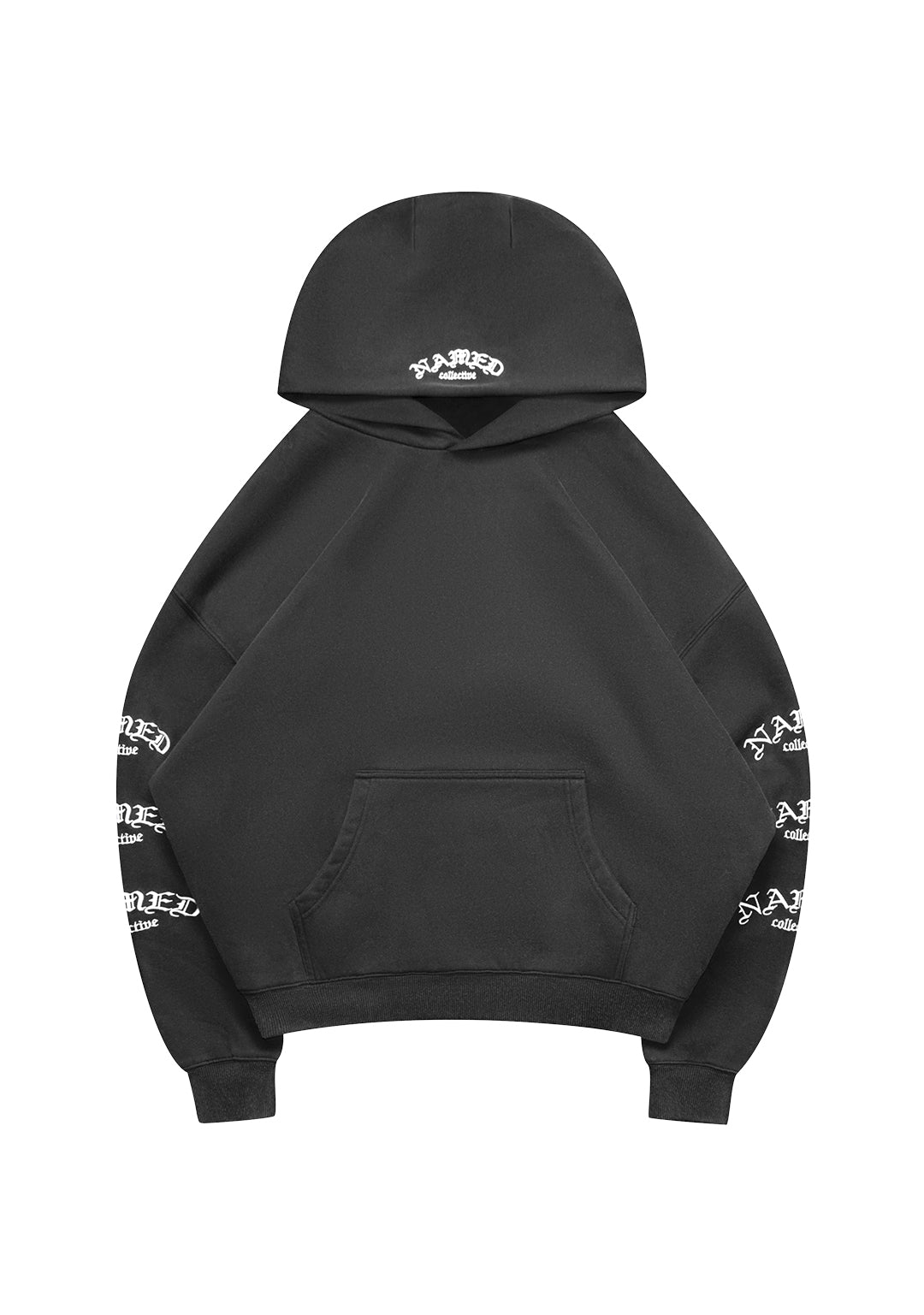 Old English Pullover Hoodie Washed Charcoal – NAMED COLLECTIVE®