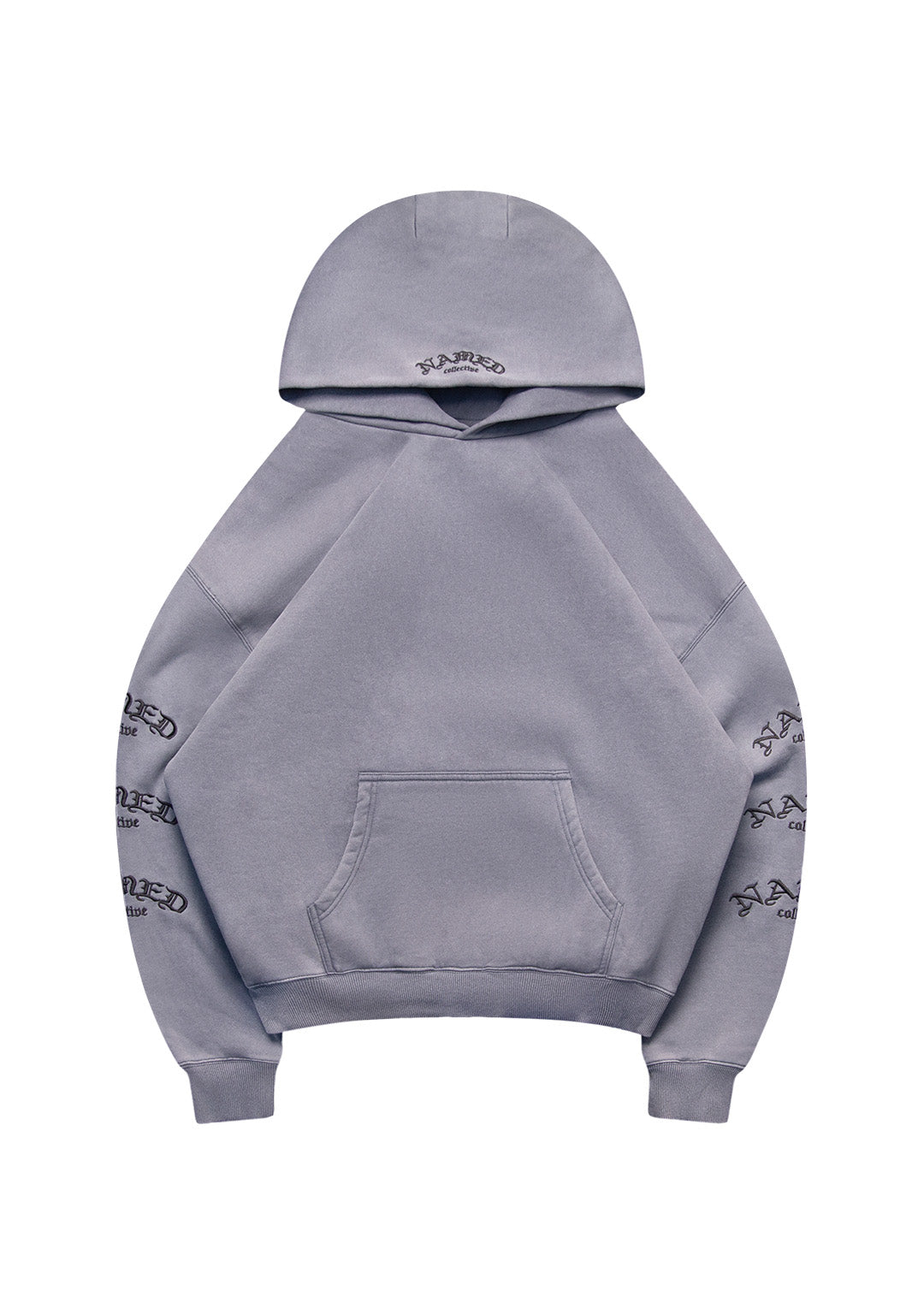 Old English Pullover Hoodie Washed Vintage Grey – NAMED COLLECTIVE®