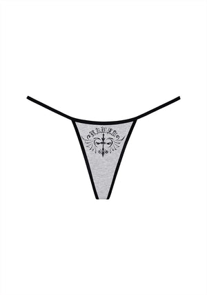 OUTLAW CONTRAST G-STRING GREY MARL