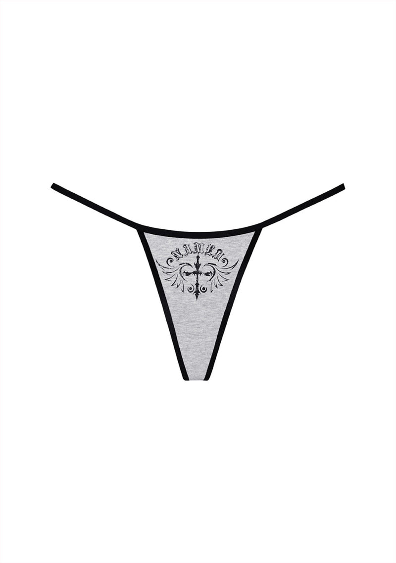 OUTLAW CONTRAST G-STRING GREY MARL