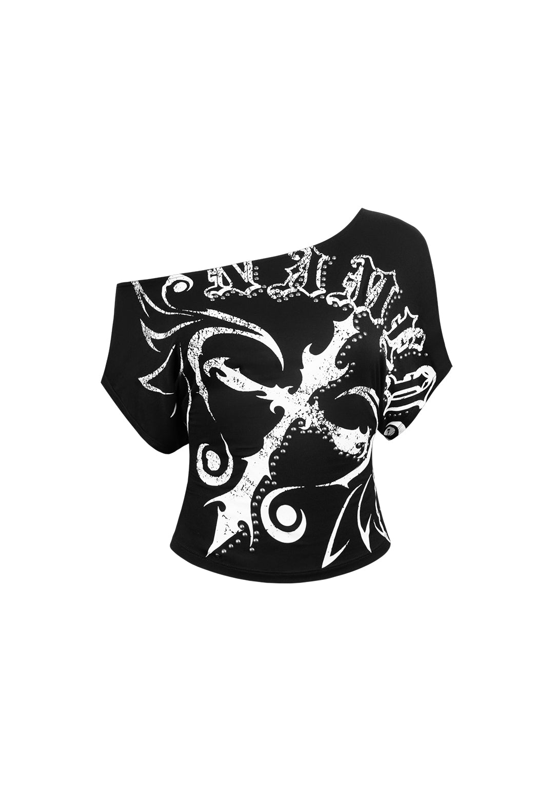 OUTLAW OFF THE SHOULDER TOP BLACK – NAMED COLLECTIVE®