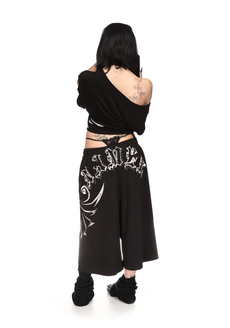 OUTLAW OFF THE SHOULDER TOP BLACK