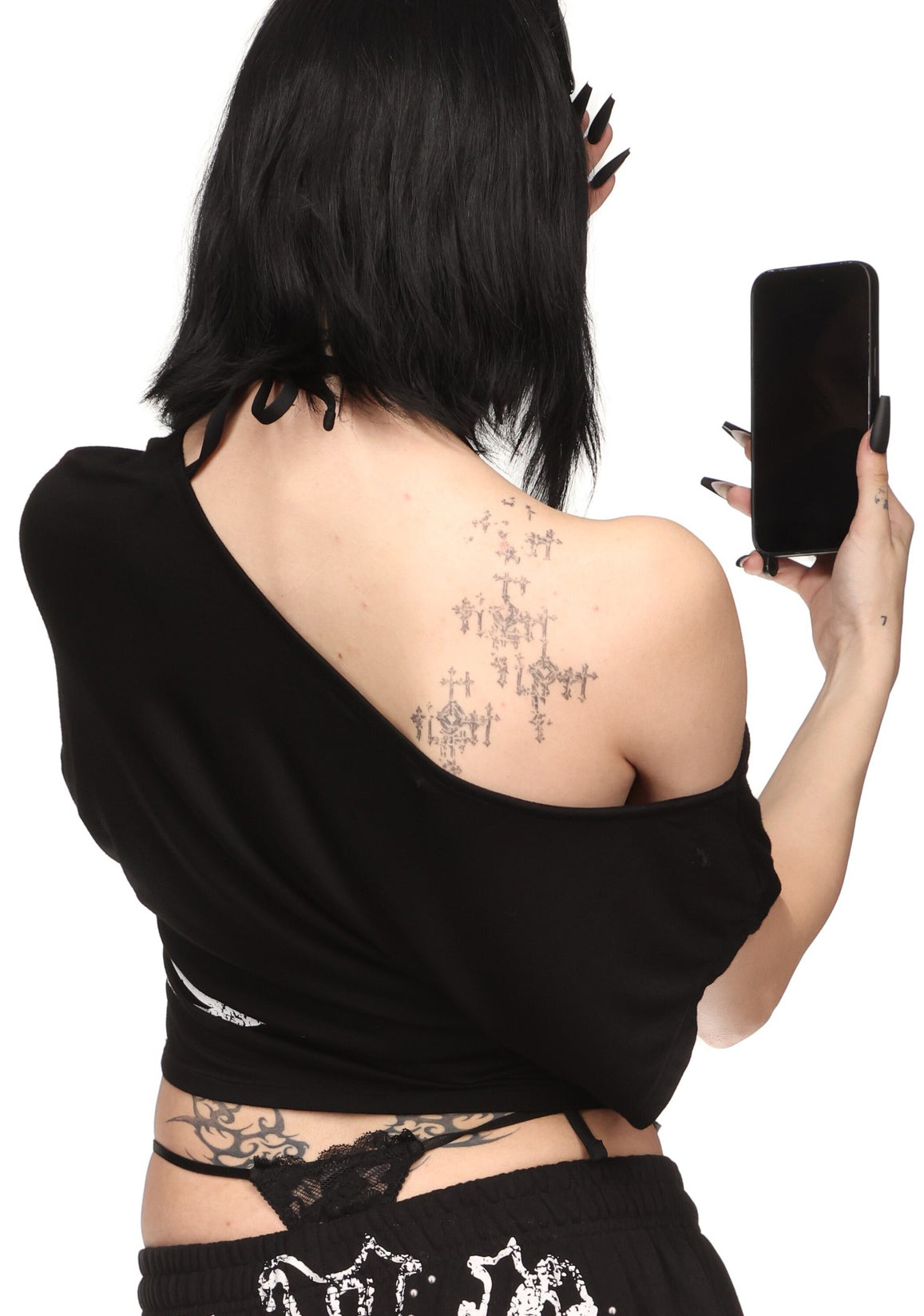Outlaw Off The Shoulder Top Black – NAMED COLLECTIVE®