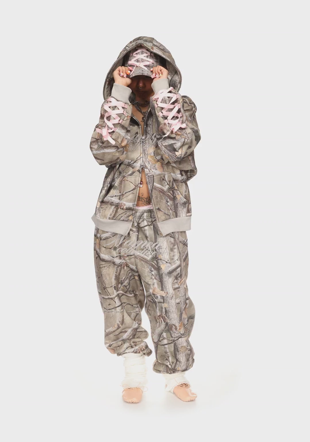 Forbidden Zip Hoodie Natural – NAMED COLLECTIVE®