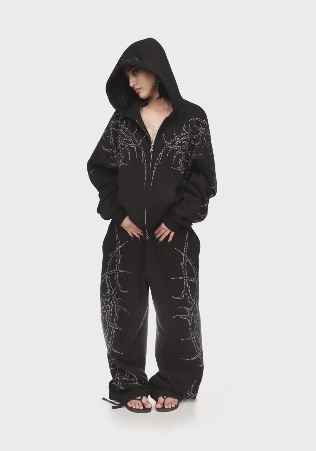 Haunt Studded Oversized Sweatpants Black – NAMED COLLECTIVE®