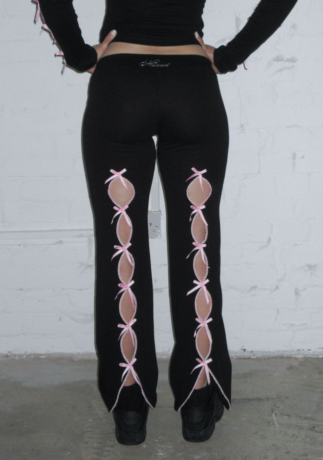 Princ355 Ribbon Sculpt Stretch Pants Black – NAMED COLLECTIVE®