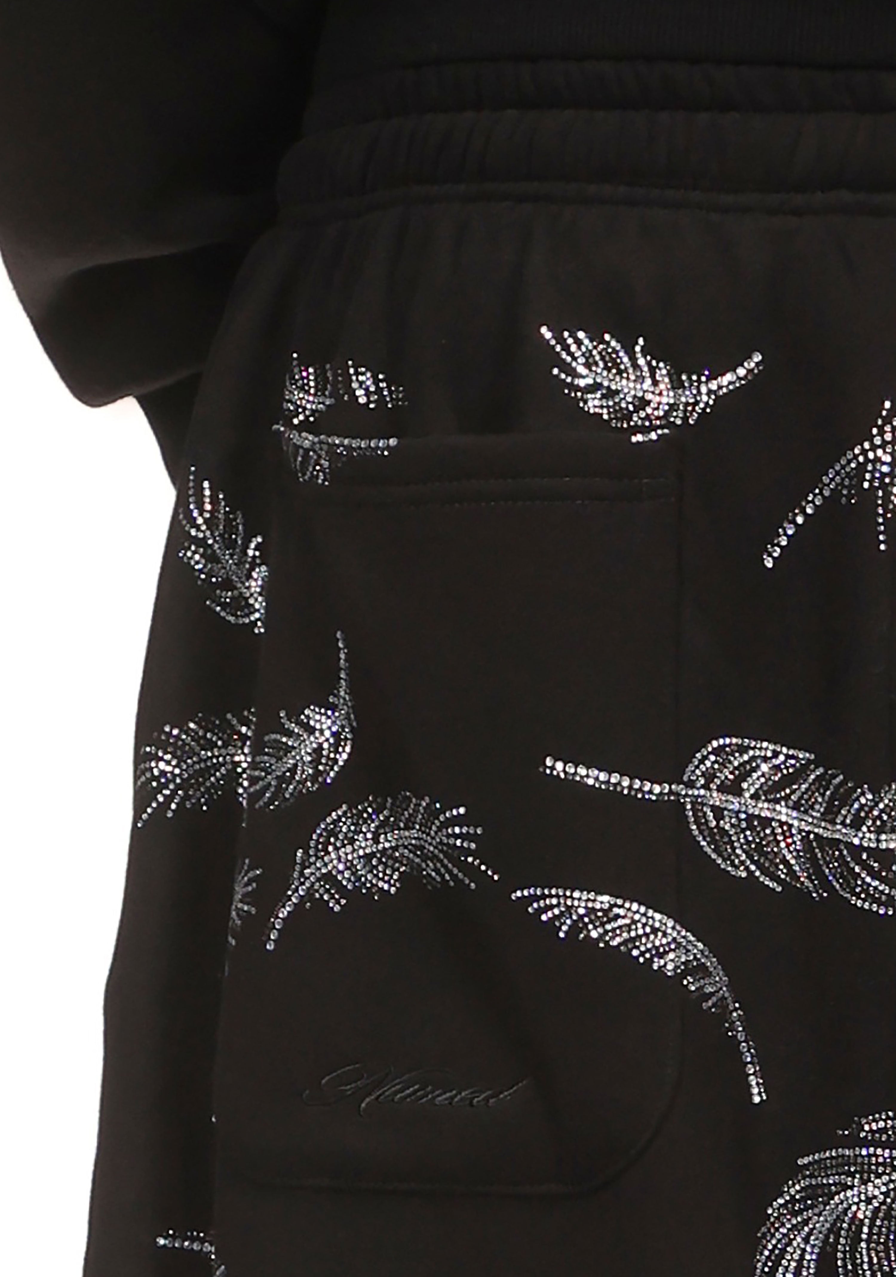 SAINT RHINESTONE OVERSIZED SWEATPANTS BLACK – NAMED COLLECTIVE®