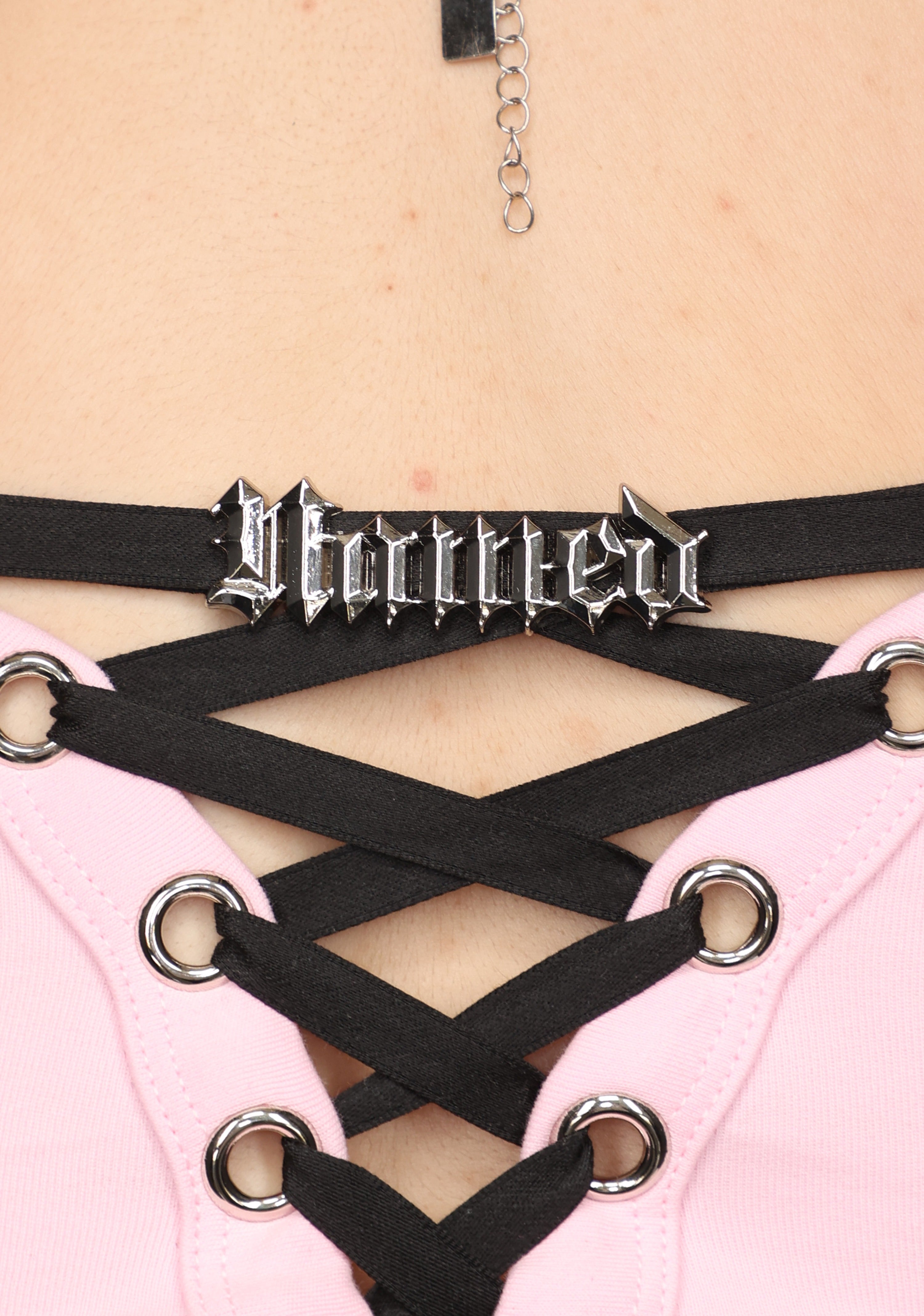 Signal Rhinestone Tube Top Baby Pink – NAMED COLLECTIVE®
