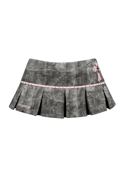 Spoilt Pleated Micro Skirt Tree Camo – NAMED COLLECTIVE®