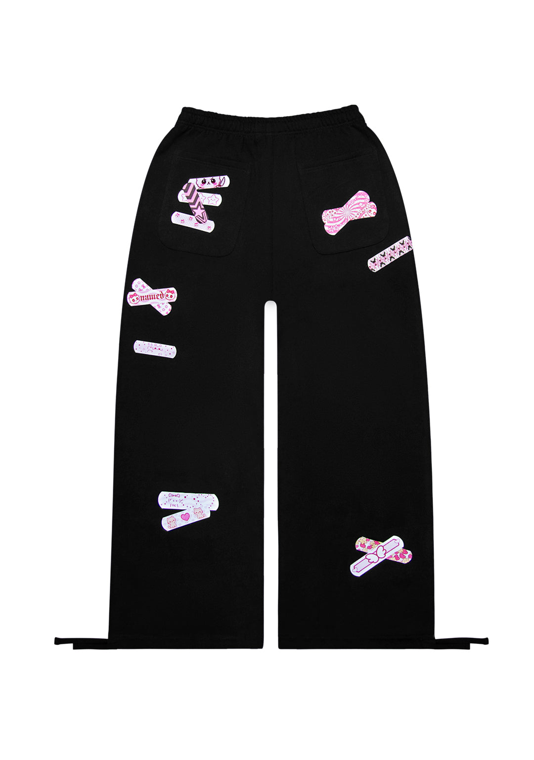 Stitch Teddy Oversized Sweatpants Black – NAMED COLLECTIVE®