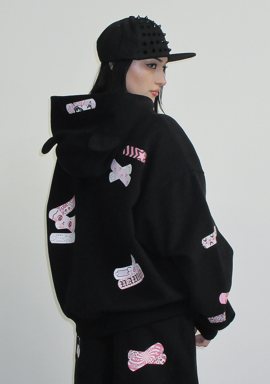 Stitch Teddy Zip Hoodie Black – NAMED COLLECTIVE®