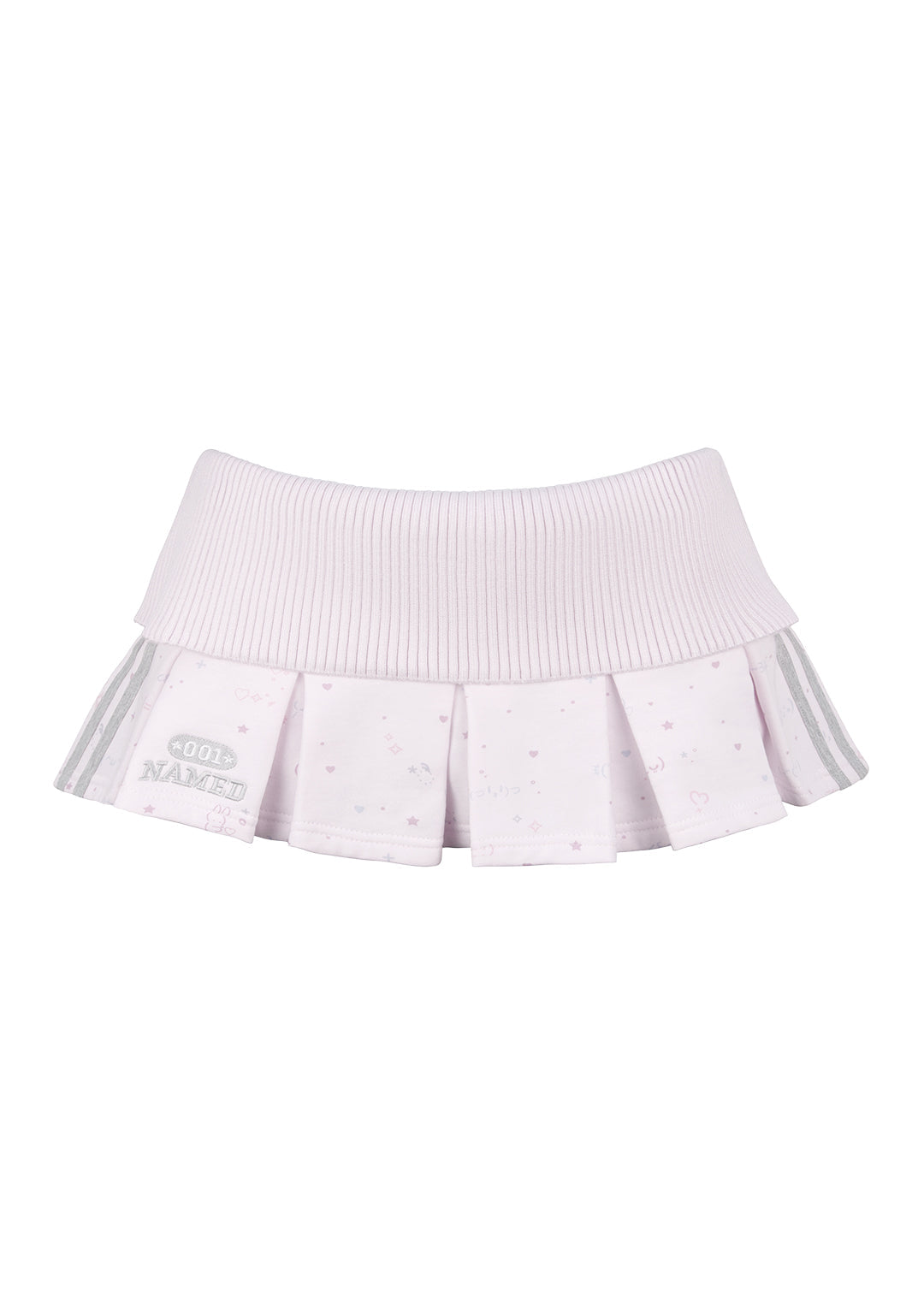 TREASURE PLEATED MINI SKIRT BABY PINK