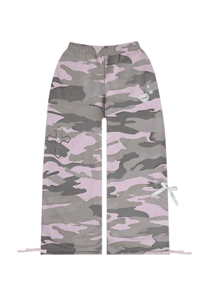 WHISPER OVERSIZED SWEATPANTS PASTEL CAMO