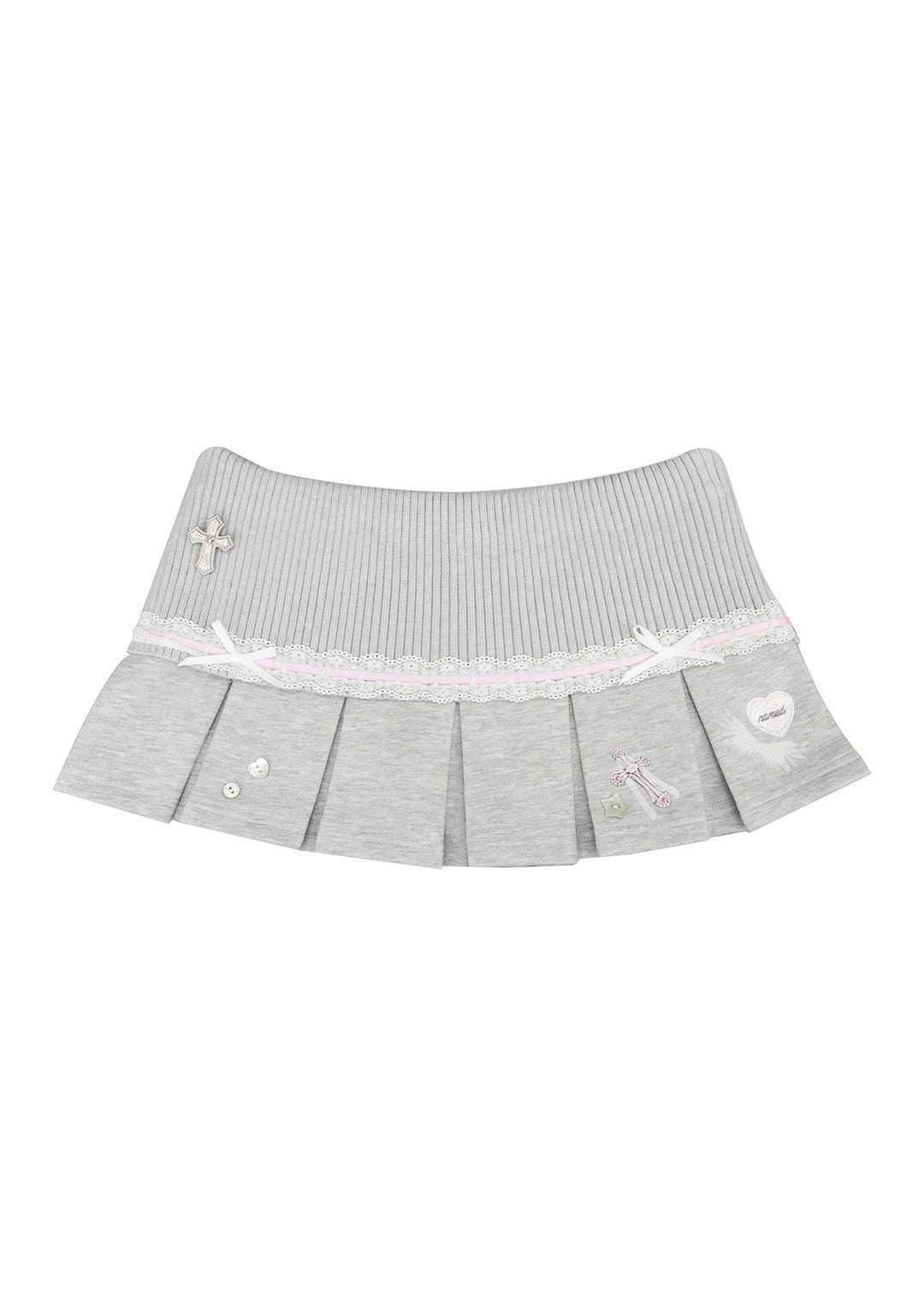 Whisper Pleated Mini Skirt Grey Marl – NAMED COLLECTIVE®